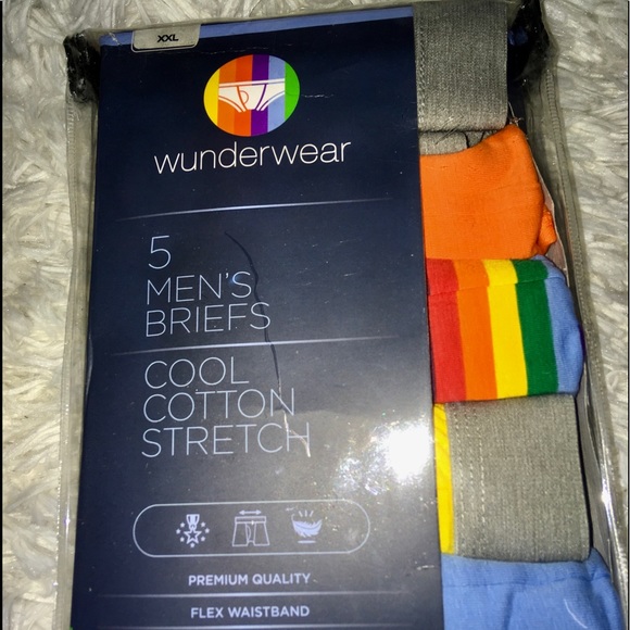 XXL Wunderwear 5Pack Men’s Briefs Soft Multicolor - Picture 2 of 9